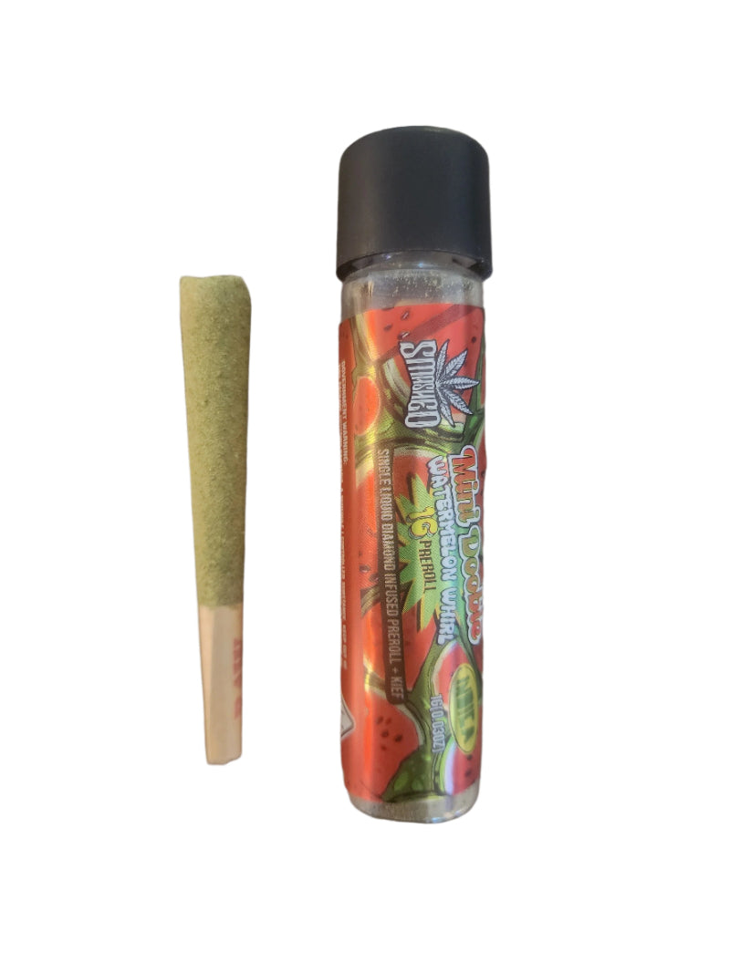 SMASHED 1g THC Infused Mini Doobie β WATERMELON WHIRL