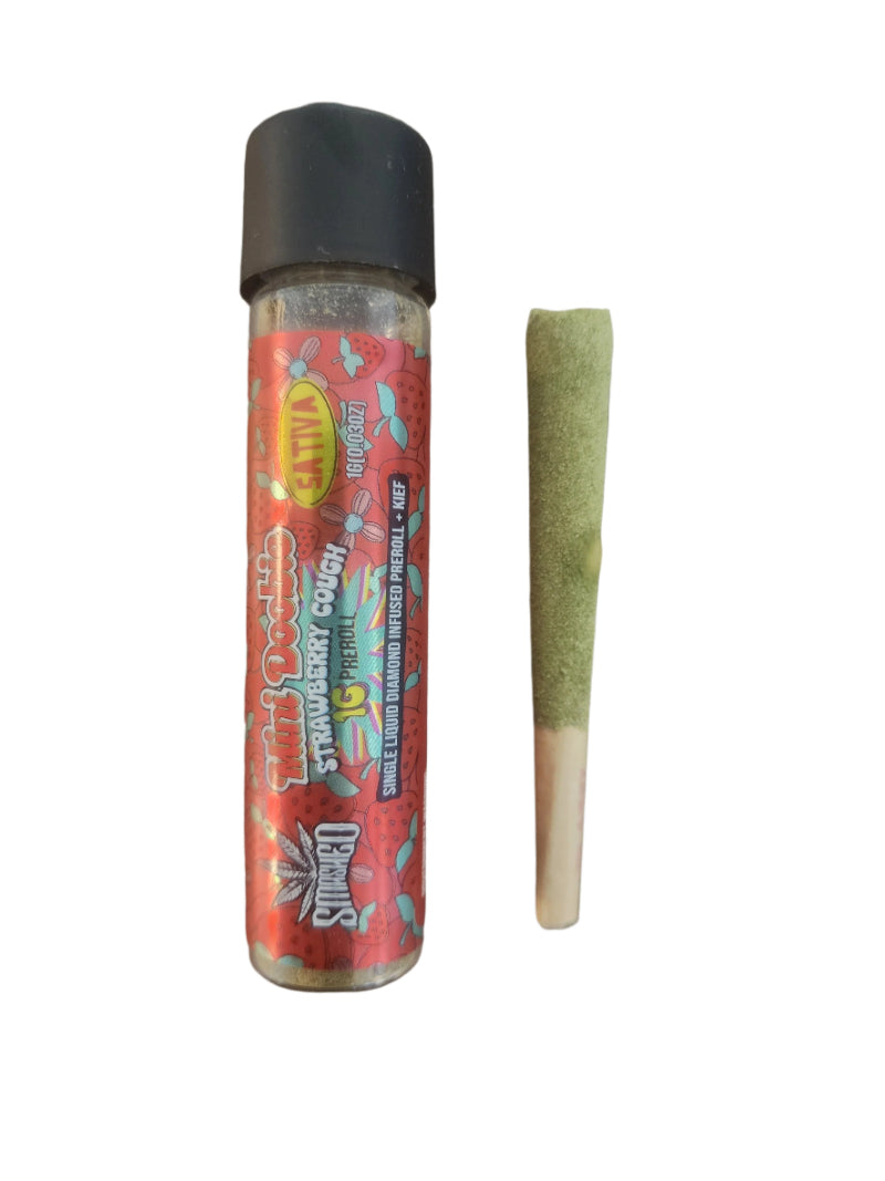 SMASHED 1g THC Infused Mini Doobie β STRAWBERRY COUGH