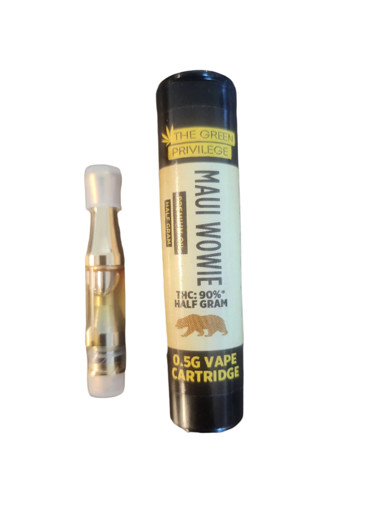 GP .5g Premium Vape Cartridge MAUI WOWIE