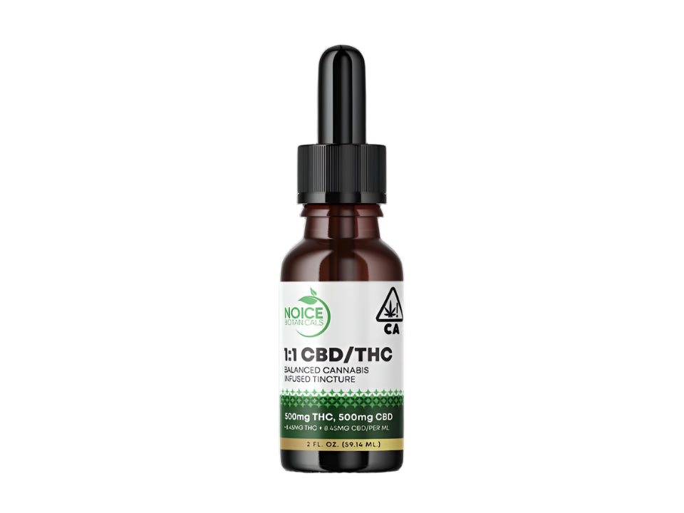 Noice Botanicals 1:1 THC/CBD Infused Tincture – 500mg CBD | 500mg THC