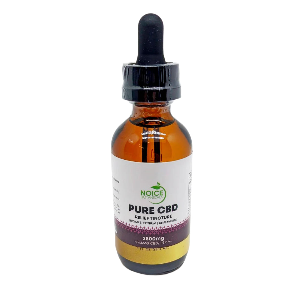 Noice Botanicals Broad Spectrum Pure CBD Relief Tincture 2500mg