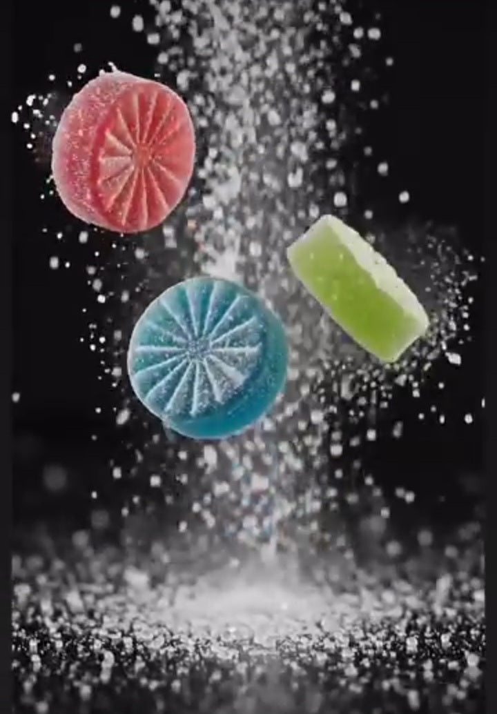 BOMB 1ps Vegan Sour Gummy BLUEBERRY | Indica