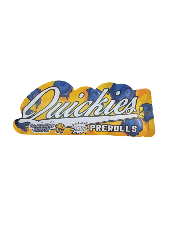 Quickies 1g Infused Flavor Preroll | INDICA | BLUEBERRY MUFFIN