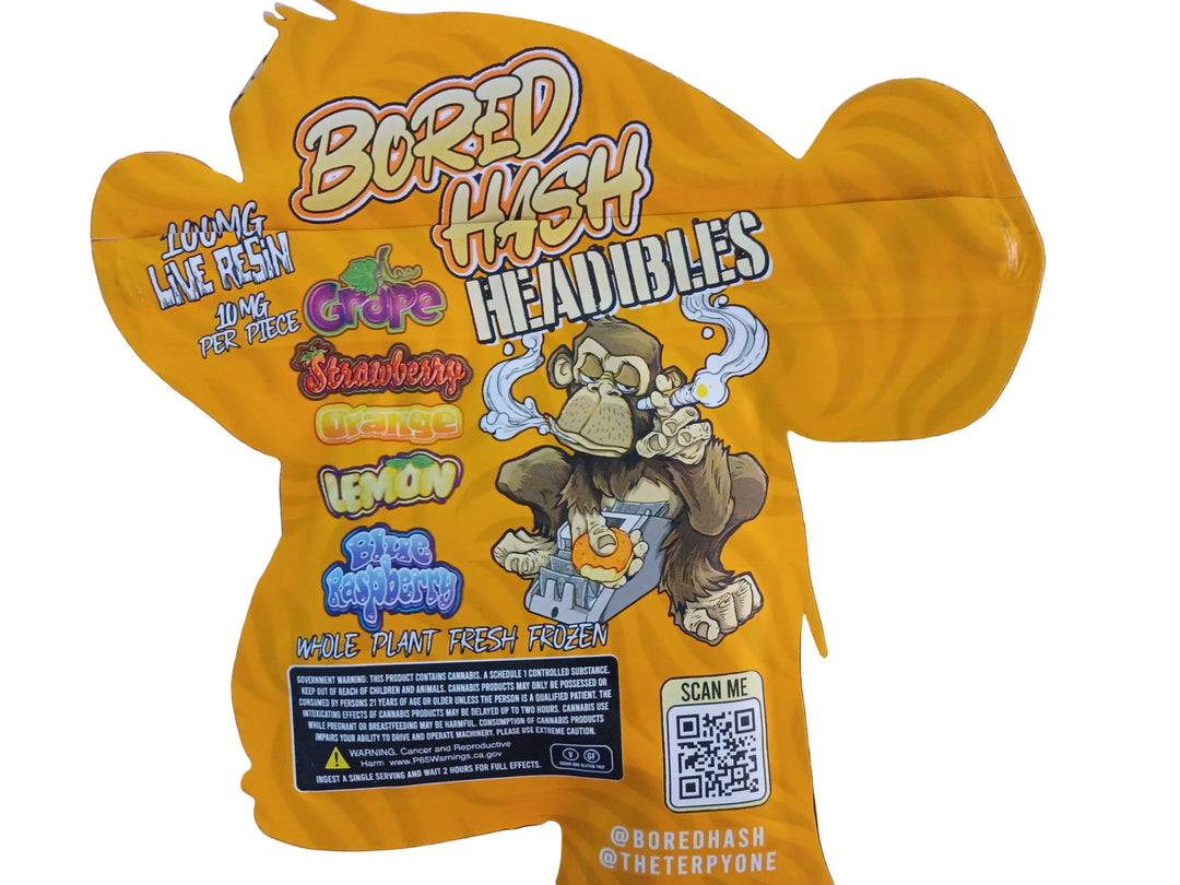 Bored Hash Headibles Live Resin Gummies