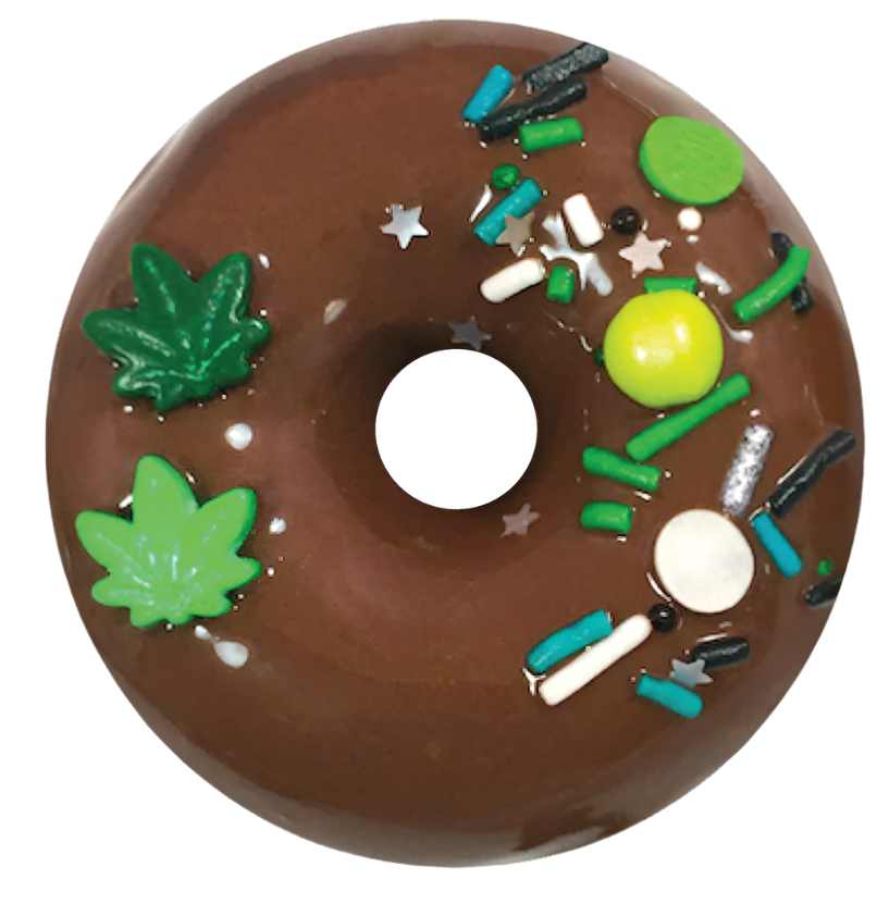 Starfire 420 Collection Hash Rosin Infused Mini Baked Doughnut CHOCOLATE COVERED EXPRESSO