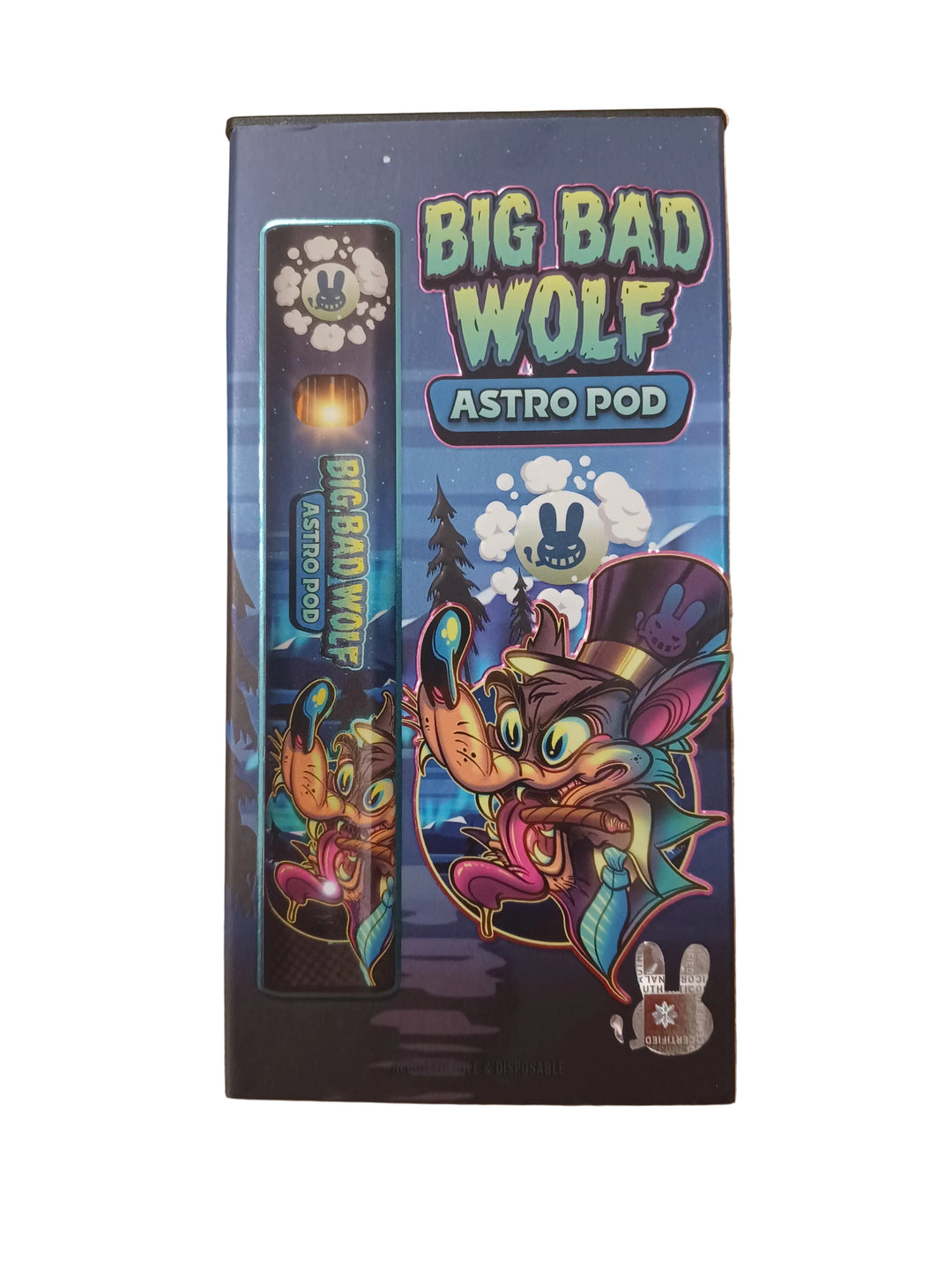 Dr. Zodiak Moonrock Clear 1g AIO Astro Pod – BIG BAD WOLF