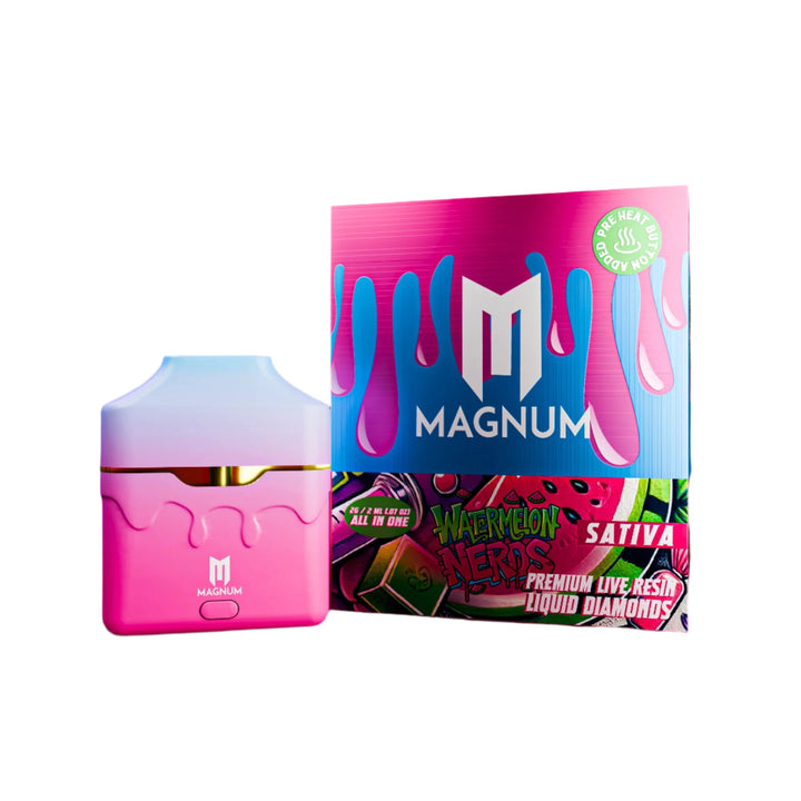 Magnum Labs 2g Premium Live Resin Liquid Diamonds All-In-One THC Disposable Vape - WATERMELON NERDS