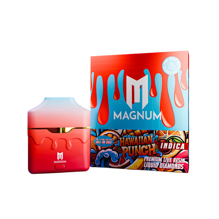 Magnum Labs 2g Premium Live Resin Liquid Diamonds All-In-One THC Disposable Vape - HAWAIIAN PUNCH