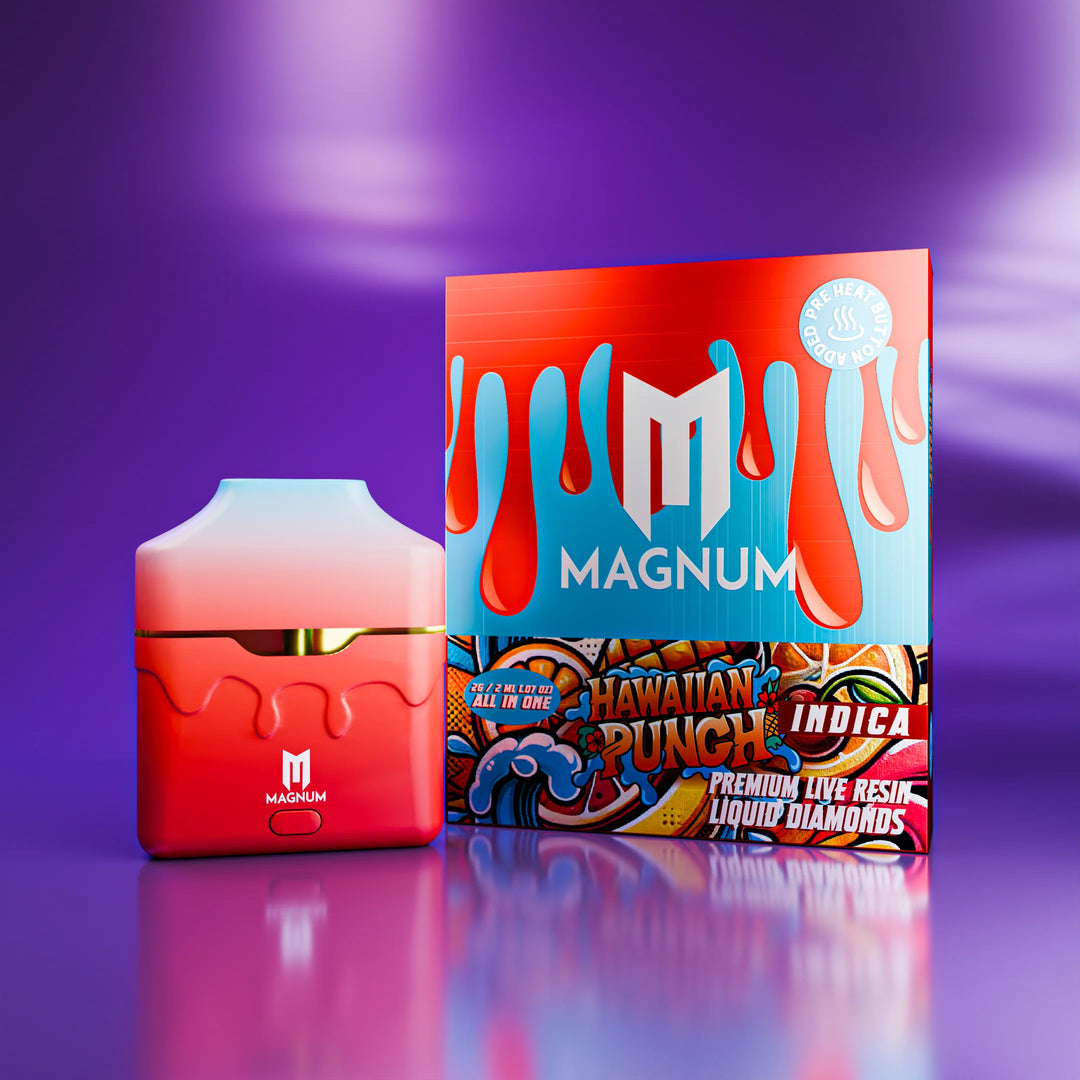 Magnum Labs 2g Premium Live Resin Liquid Diamonds All-In-One THC Disposable Vape - HAWAIIAN PUNCH