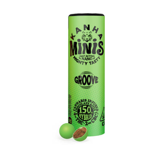 KANHA Mighty Tasty 2:1 THC/CBG Cannabis-Infused Chocolate Bites - GROOVE
