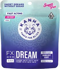 KANHA DREAM 1:1:1 CBN/THC/CBD Vegan Sugar Free Gummies - DREAM | MOONLIGHT BERRY