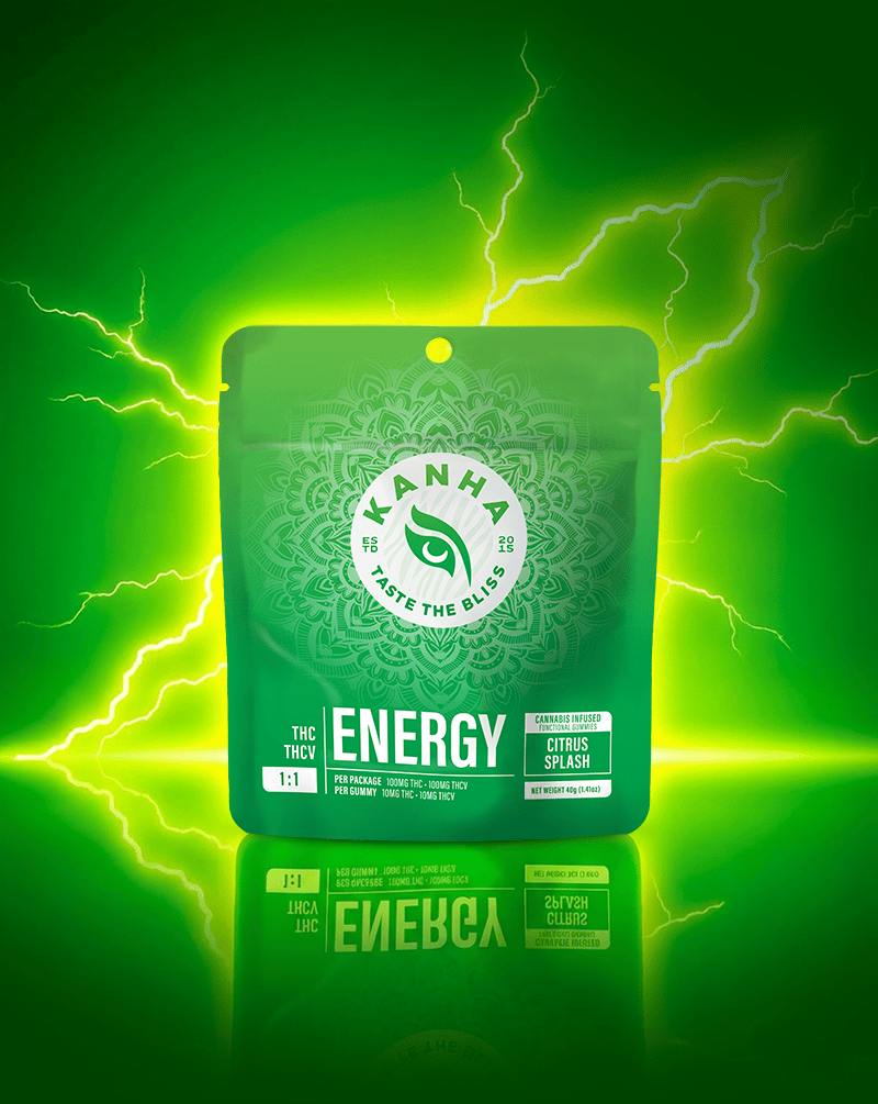 KANHA 1:1 THC/THCV Cannabis-Infused Gummies – ENERGY | CITRUS SPLASH