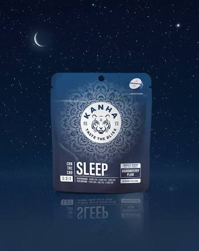 KANHA DREAM 3:2:1 CBN/THC/CBD Vegan Sugar Free Gummies - SLEEP | MARIONBERRY PLUM