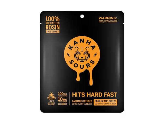 KANHA Solventless Rosin-Infused Vegan Gummies - SOUR ISLAND BREEZE