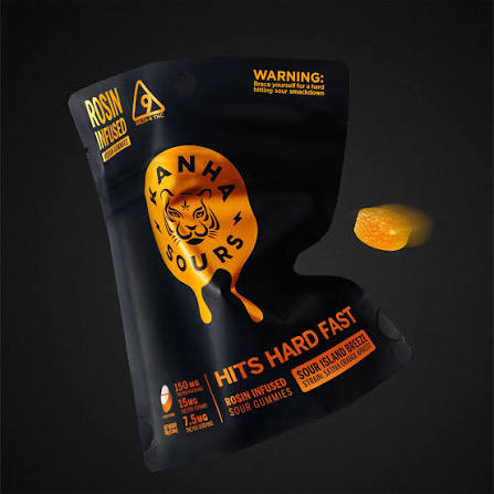 KANHA Solventless Rosin-Infused Vegan Gummies - SOUR ISLAND BREEZE