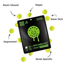 KANHA Solventless Rosin-Infused Vegan Gummies - SOUR MELON RUSH