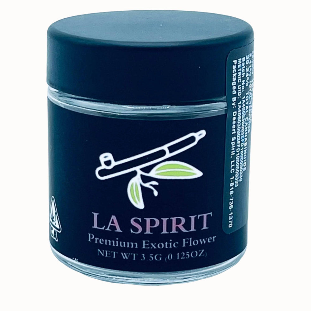 LA Spirit Premium Exotic Flower in Cake Pop flavor, 2 oz jar. Same day delivery available in Mission Viejo for fresh, high-quality flowers.