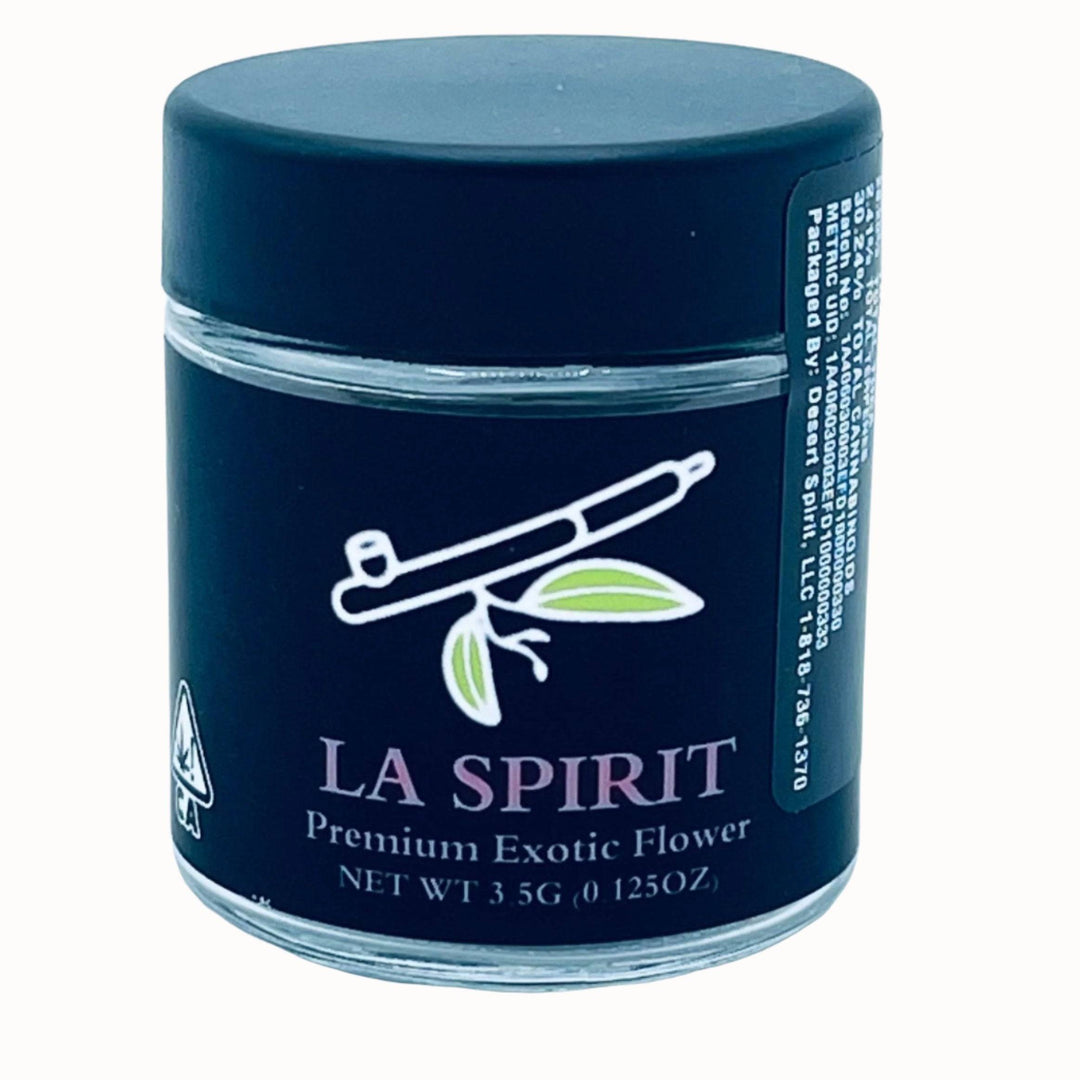 LA Spirit Premium Exotic Flower in Cake Pop flavor, 2 oz jar. Same day delivery available in Mission Viejo for fresh, high-quality flowers.