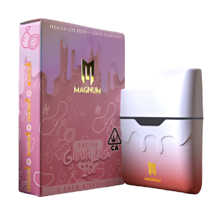 Magnum Labs Live Resin Liquid Daimonds Disposable GUAVA LUSH ICE