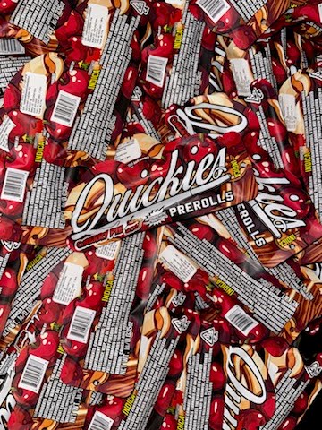 Quickies 1g Infused Flavor Preroll | INDICA | CHERRY PIE