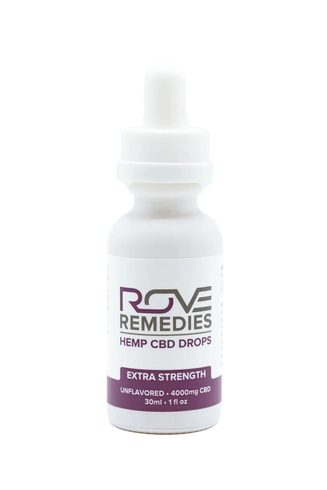 ROVE 4000mg CBD Tincture – EXTRA STRENGHT | Unflavored