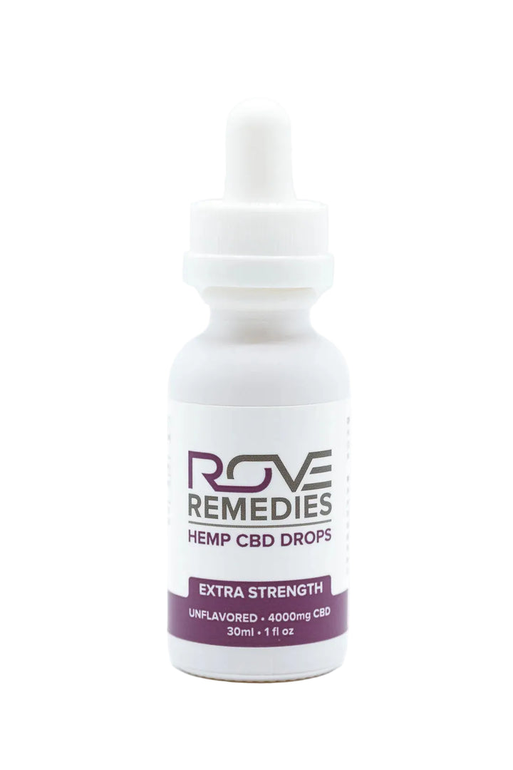 ROVE 4000mg CBD Tincture – EXTRA STRENGHT | Unflavored