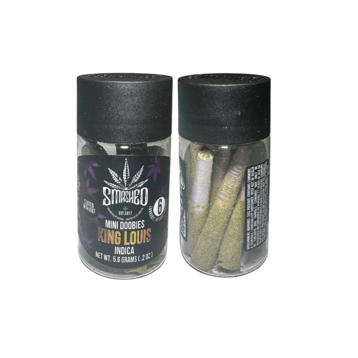 SMASHED 6-Pack THC Diamond Infused Mini Doobies KING LOUIS