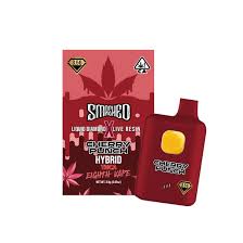 SMASHED 3.5g Liquid Diamonds X Live Resin THC Eight Vape CHERRY PUNCH
