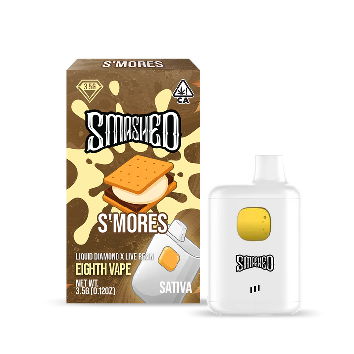Smashed Liquid Diamond x Live Resin Vape S’MORES