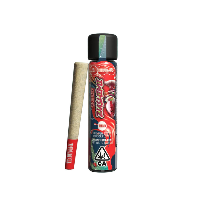 TRADITIONAL 1g Diamond-Infused PreRoll - CHERRY ZUSHIMI