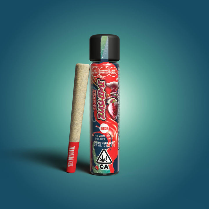 TRADITIONAL 1g Diamond-Infused PreRoll - CHERRY ZUSHIMI
