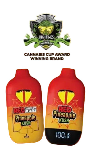 WHITE RECLUSE Live Diamond + Live Rosin 3-in-1 Switch Vape – RED GUMMY BEAR | PINEAPPLE KUSH