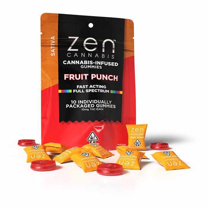 ZEN Cannabis Infused Gummies FRUIT PUNCH