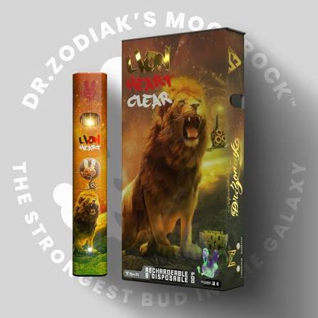 Dr. Zodiak Moonrock Clear 1g AIO Vape Pen – LION HEART