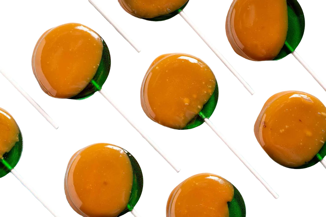 Pink Paradise 100mg THC Infused Lollipop – CARAMEL DIP APPLE POP