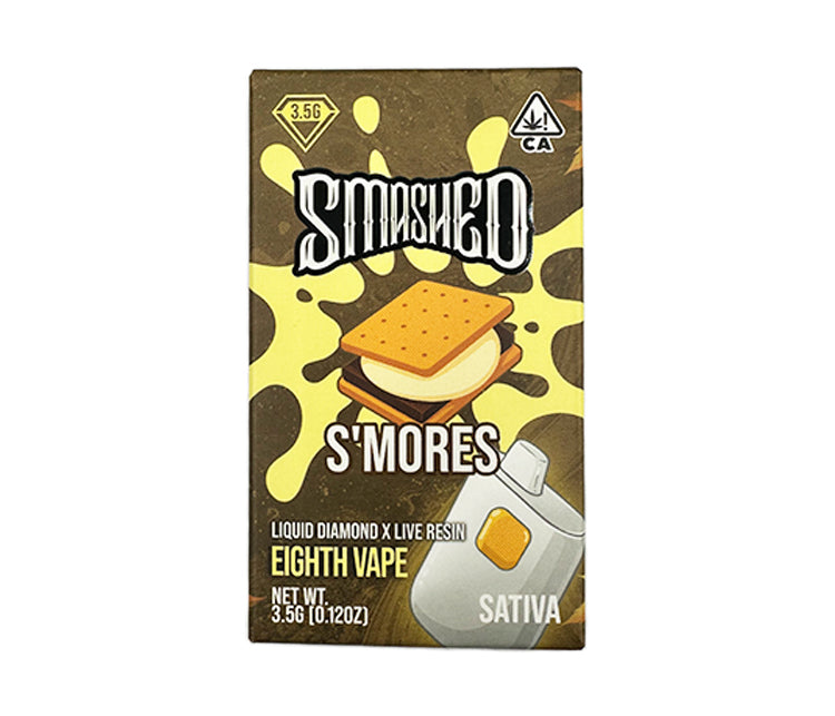 Smashed Liquid Diamond x Live Resin Vape S’MORES