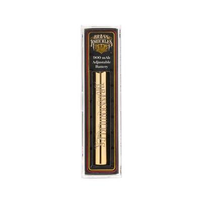 BRASS KNUCKLES Adjustable 900mh Battery and Charger GOLD - ID Delivery Service
