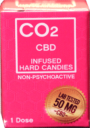 EARTH Reseach LABS 50mg Co2 CBD Hard Candies (GRAPE) - ID Delivery Service
