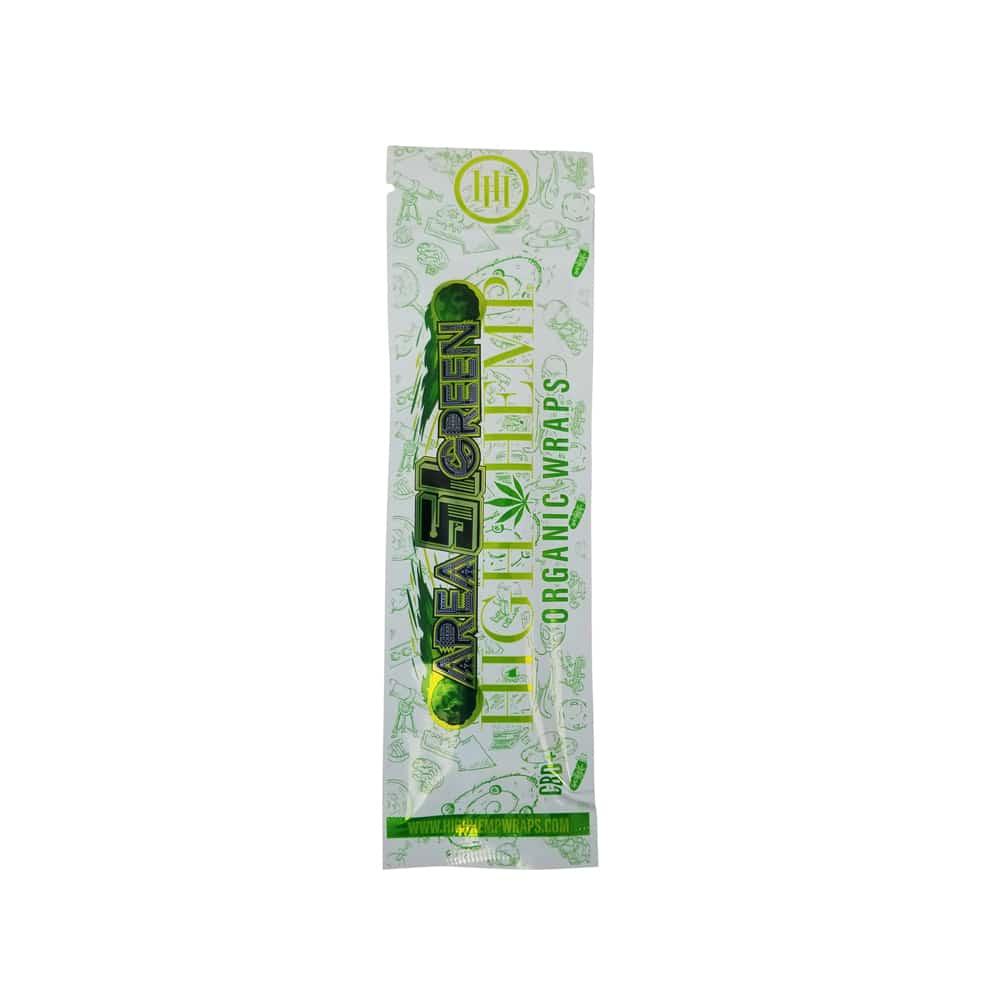High Hemp Organic Wraps – AREA 51 GREEN - {{ID Delivery Services }}