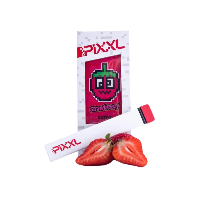 PiXXL 1g THC Premium Disposable Vape STRAWBREEZY - ID Delivery Service
