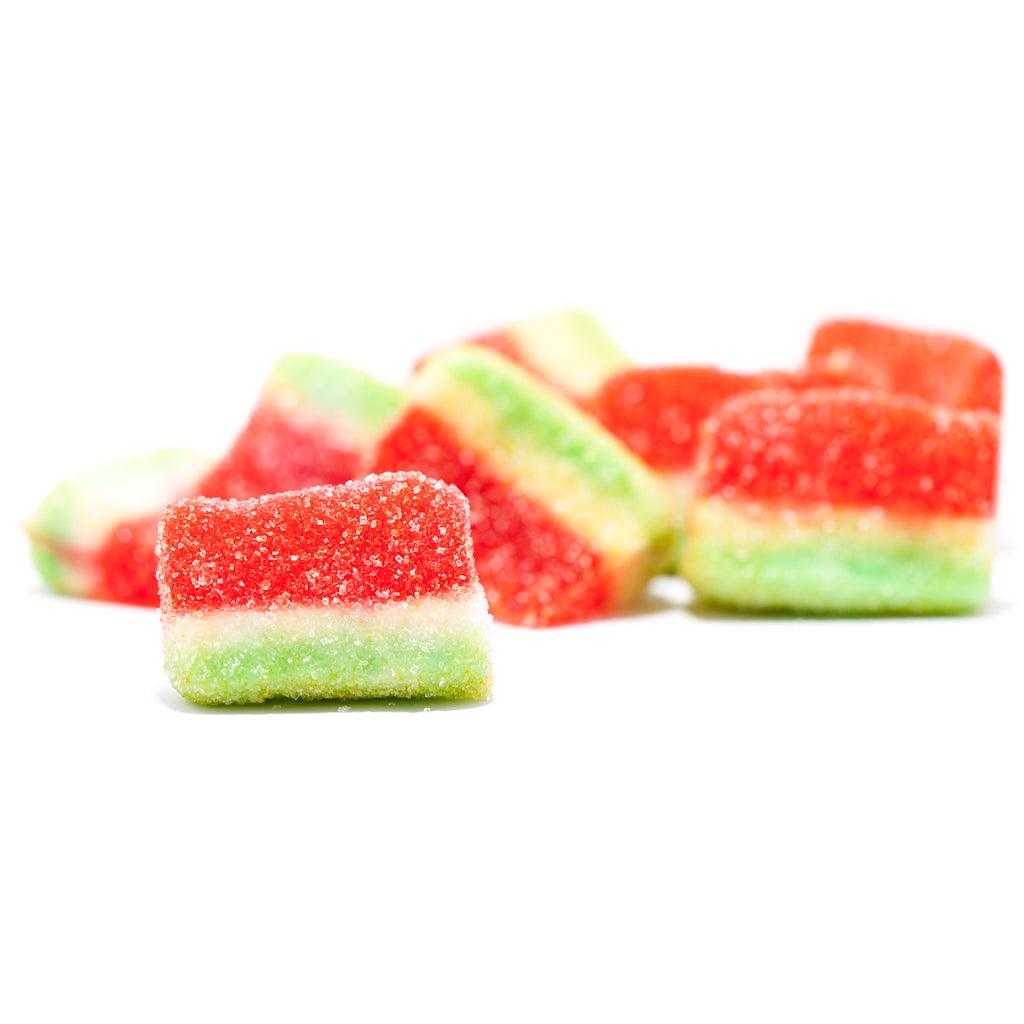 250mg or 500mg CBD Gummy SOUR WATERMELON SLICES - ID Delivery Service